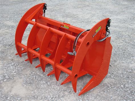 best root grapple for skid steer|60 inch root rake grapple.